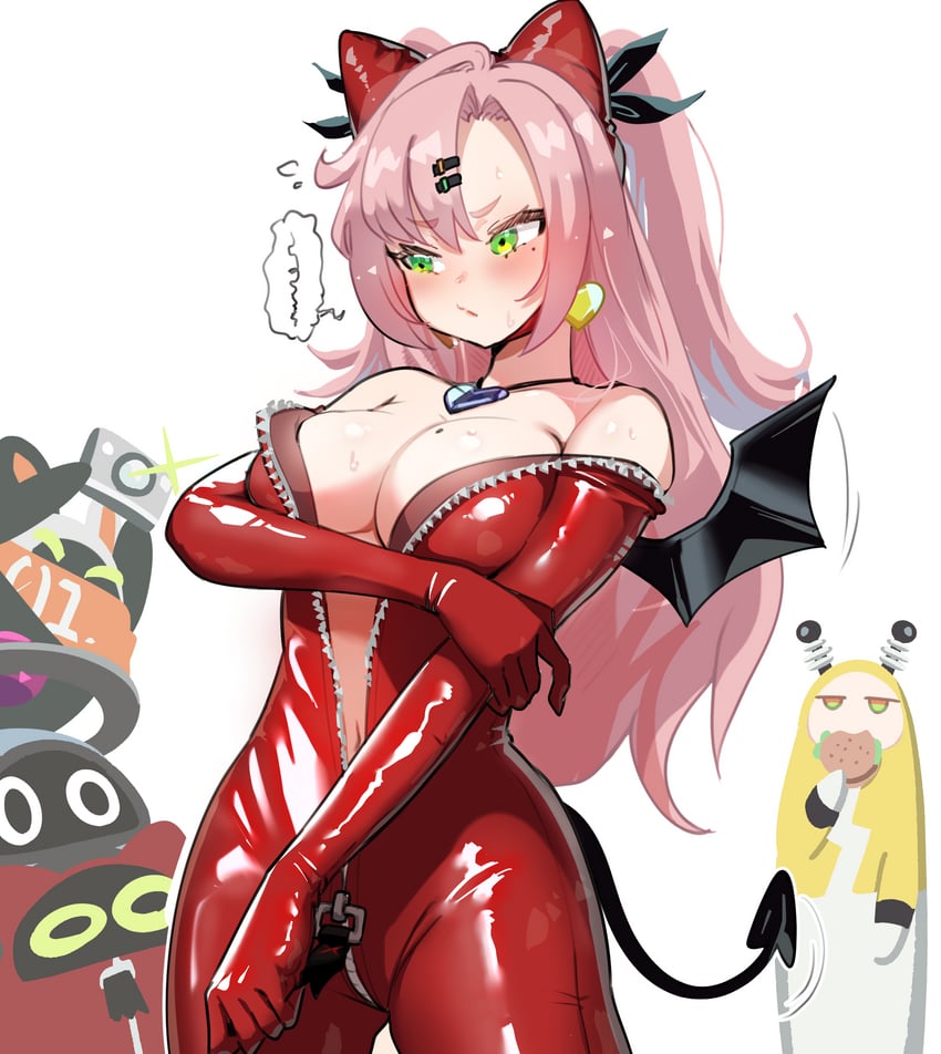 nicole demara, eous, anby demara, devilboo, resonaboo, and 1 more (zenless zone zero) drawn by yoruniyoruyoshi