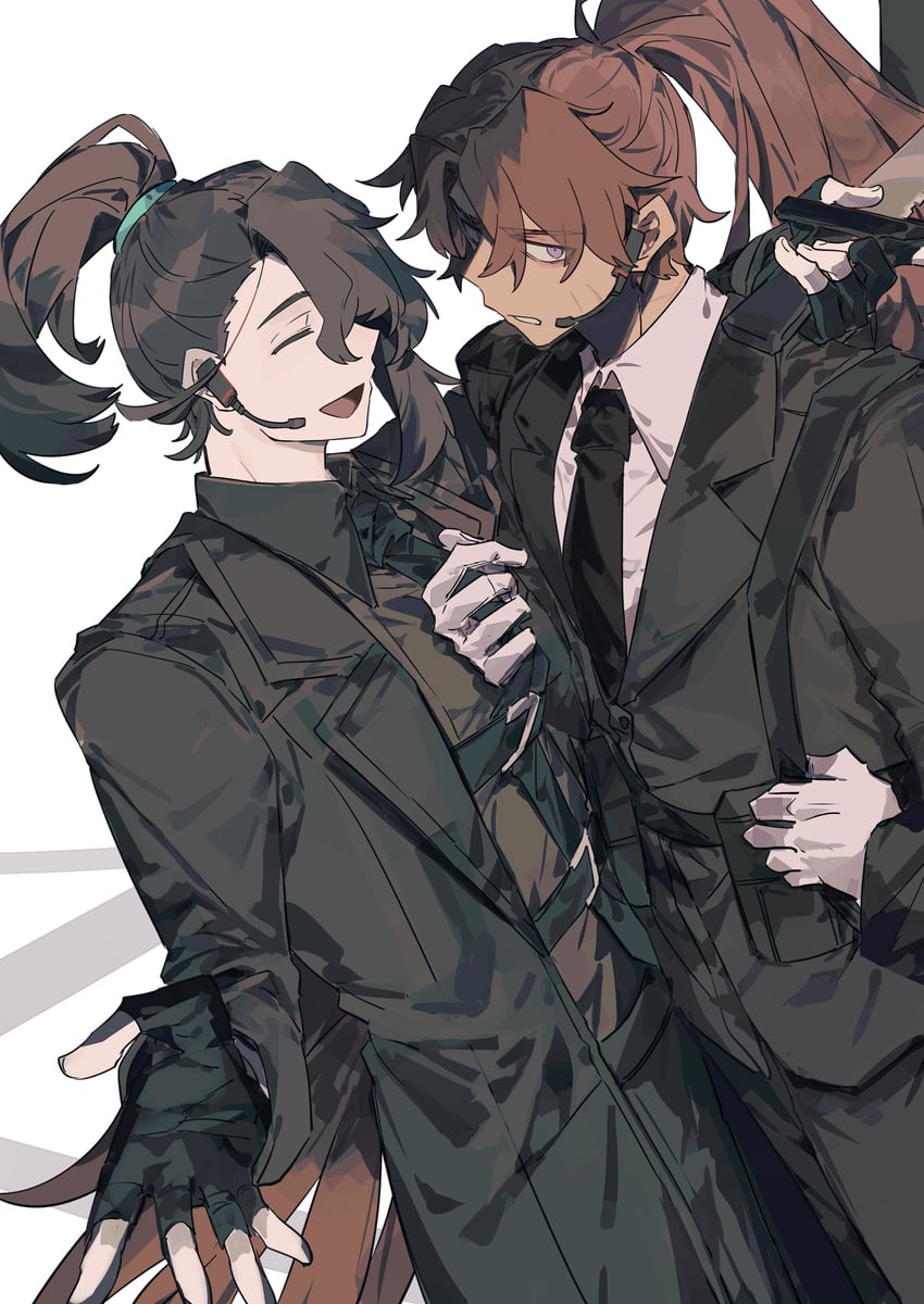 hong lu and heathcliff (project moon and 1 more) drawn by itokenaikei