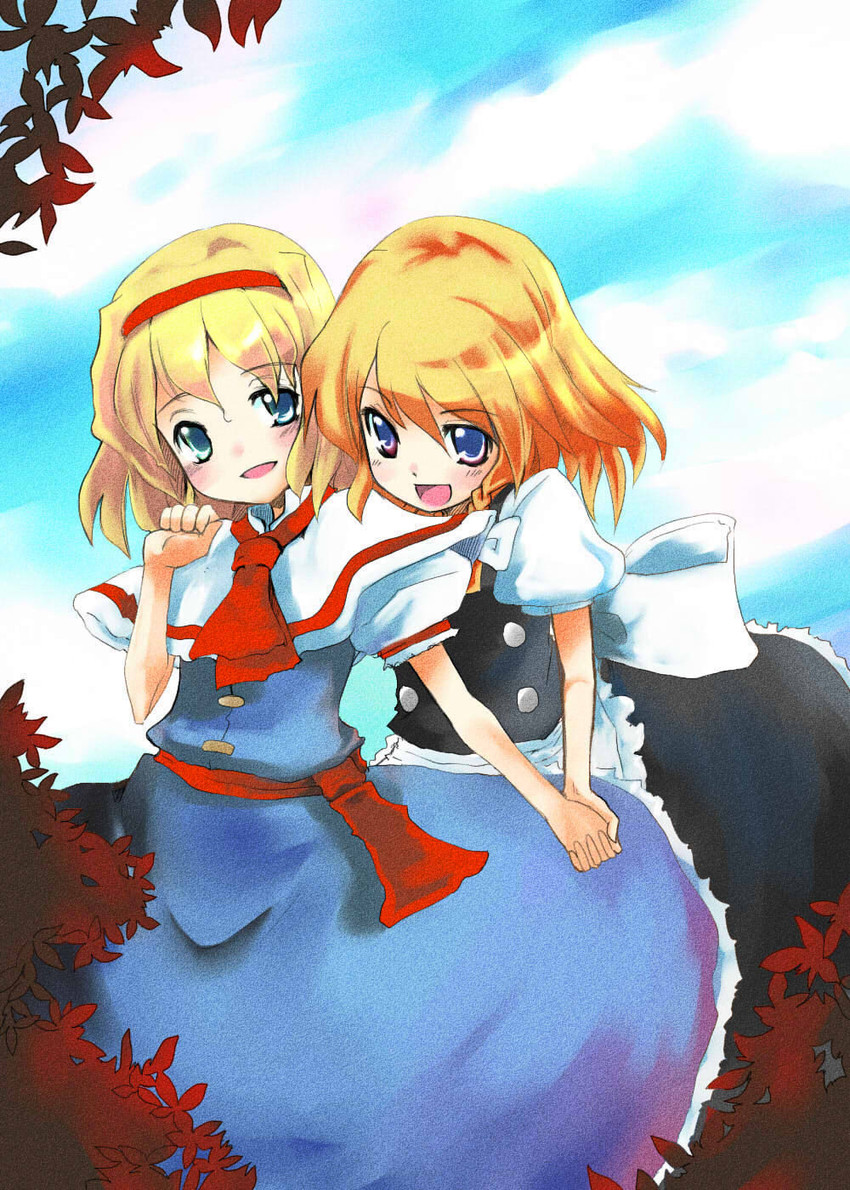 kirisame marisa and alice margatroid (touhou) drawn by takara_akihito