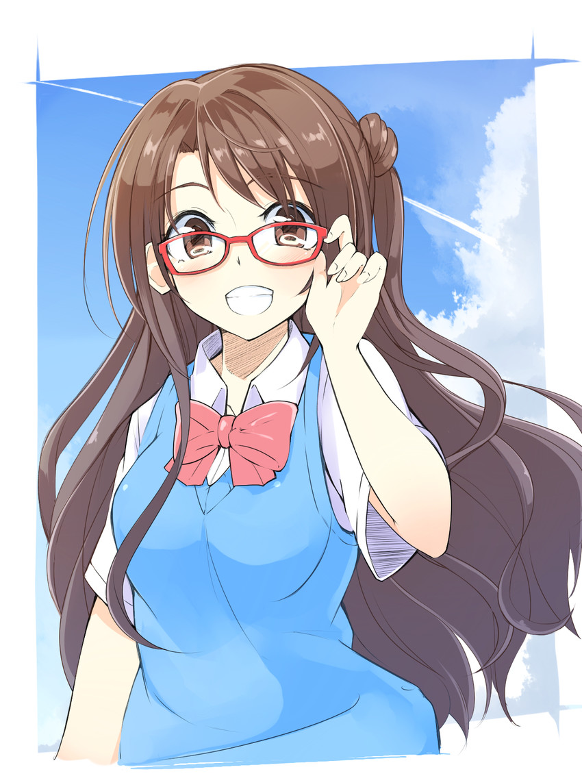 shimamura uzuki (idolmaster and 1 more) drawn by kazenoko