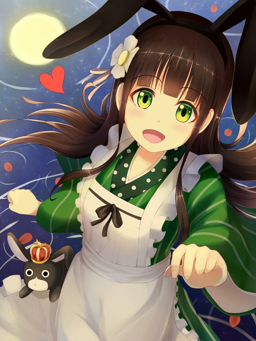 ujimatsu chiya and anko (gochuumon wa usagi desu ka?) drawn by mazel_(mazel_star)