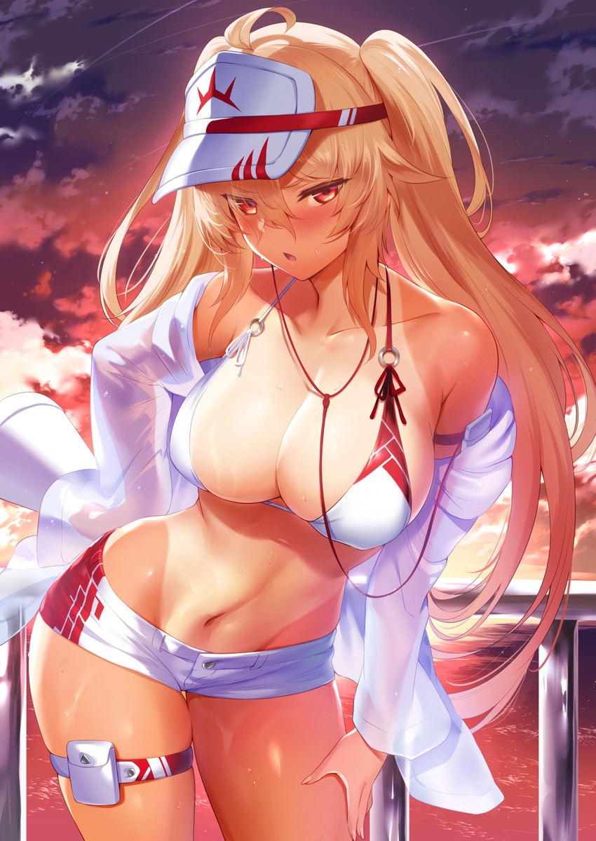 hiyake-chan (original) drawn by m-da_s-tarou