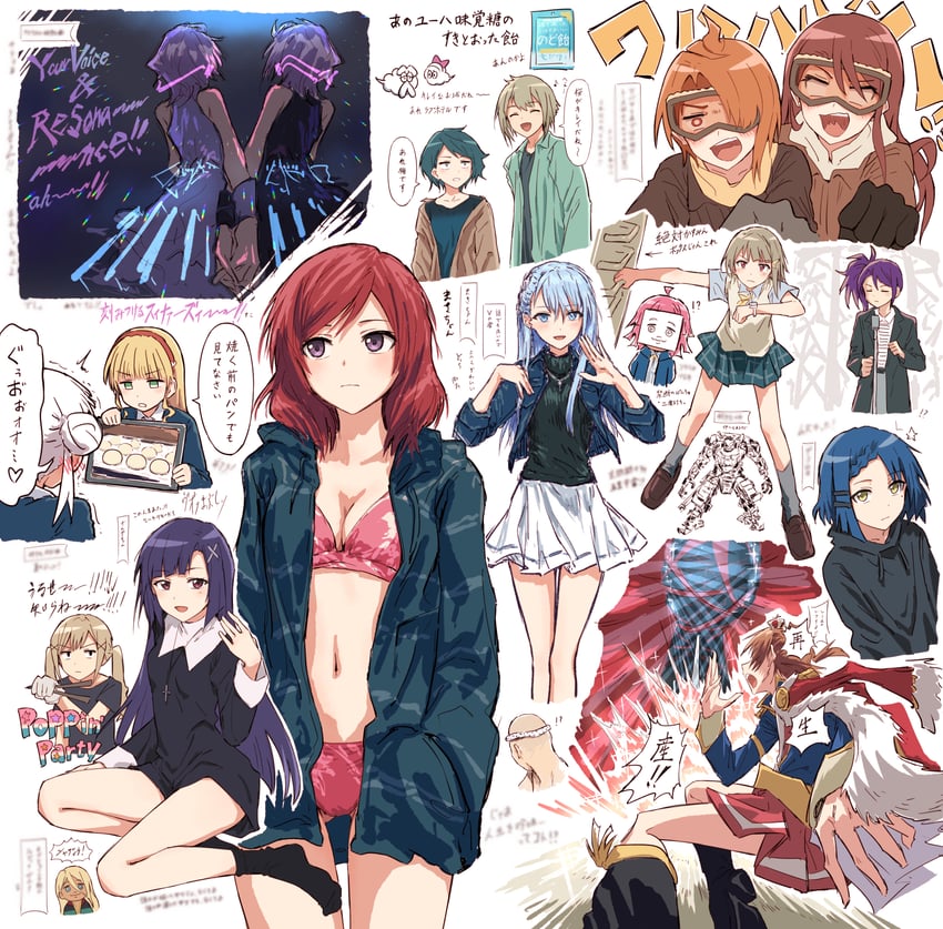 nishikino maki, yamada ryo, tennoji rina, nakasu kasumi, heanna sumire, and 12 more (love live! and 13 more) drawn by bullfalk