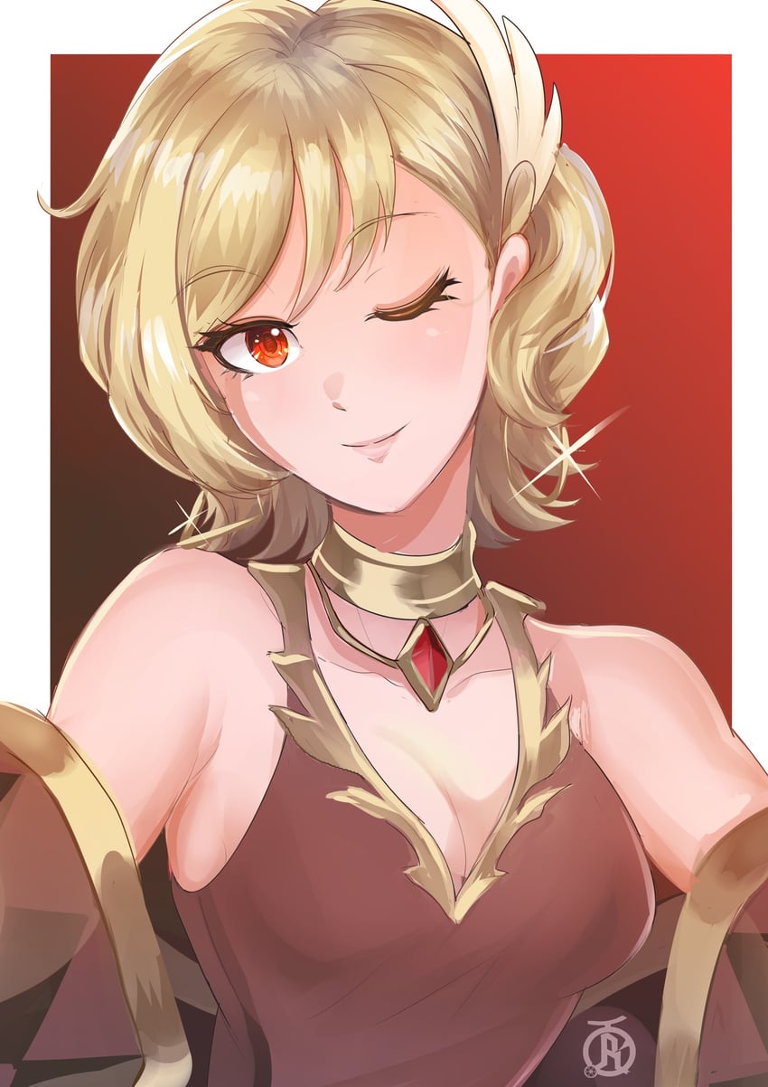 citrinne (fire emblem and 1 more) drawn by revolverwing