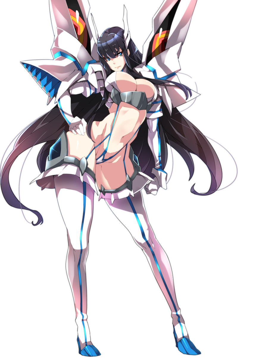 kiryuuin satsuki and junketsu (kill la kill) drawn by makai