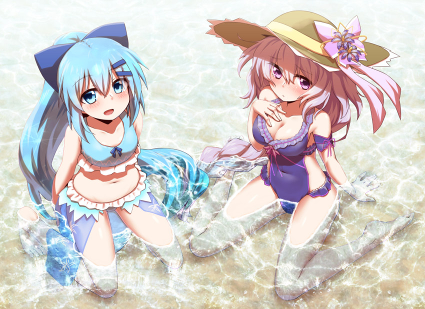 nerine and hototogisu (flower knight girl) drawn by mizunashi_(second_run)