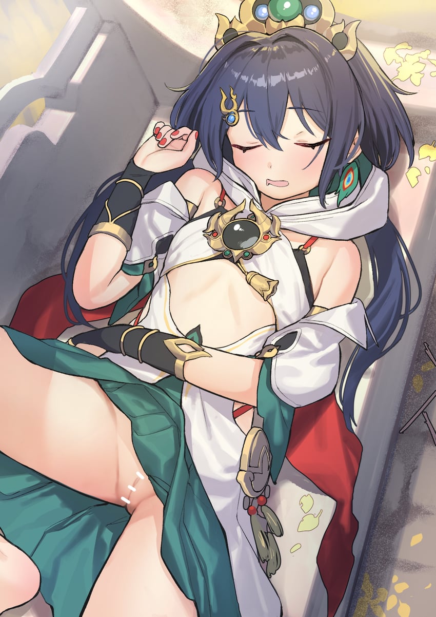 yunli (honkai and 1 more) drawn by hh_trismegistus