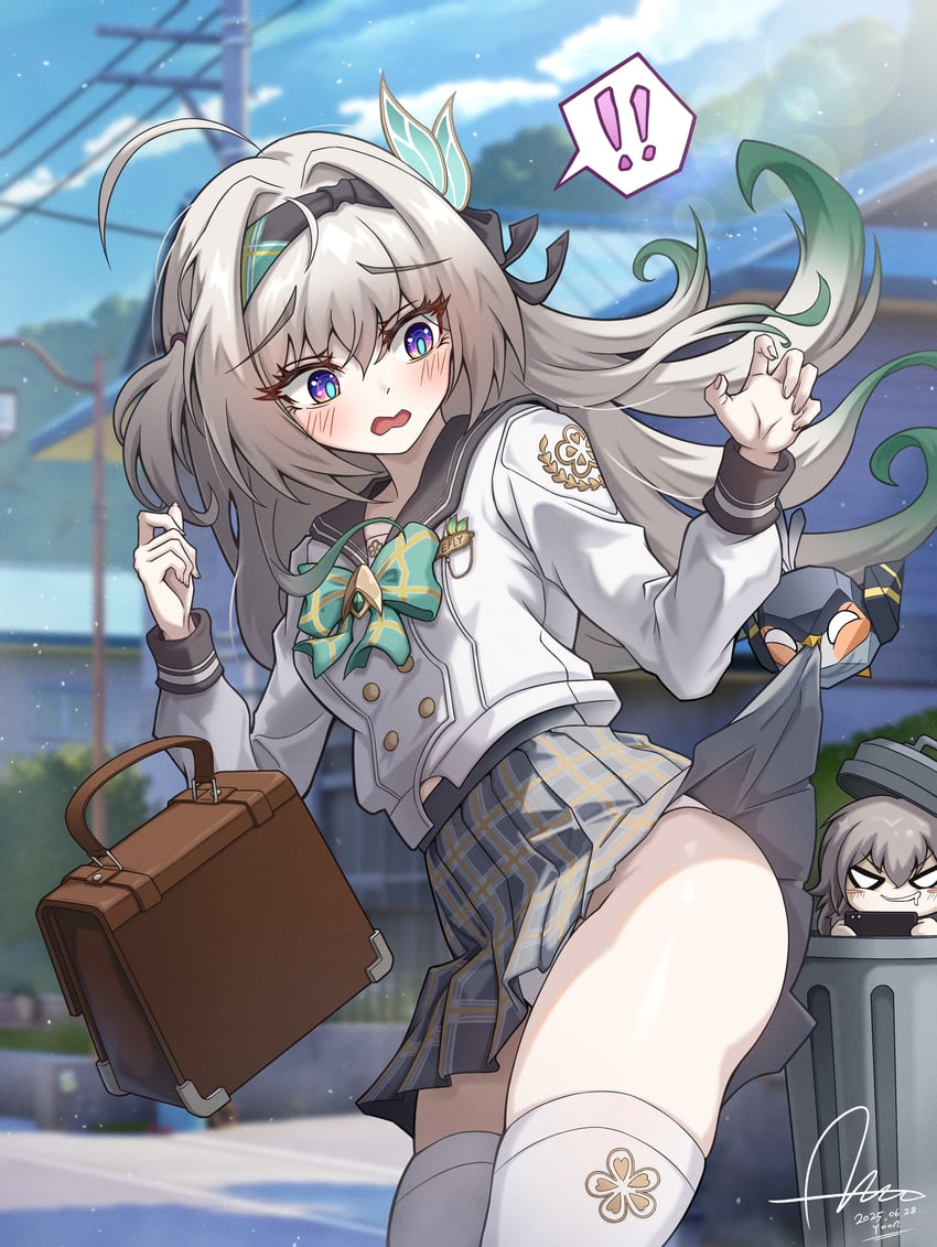 trailblazer, firefly, and stelle (honkai and 1 more) drawn by dasoin