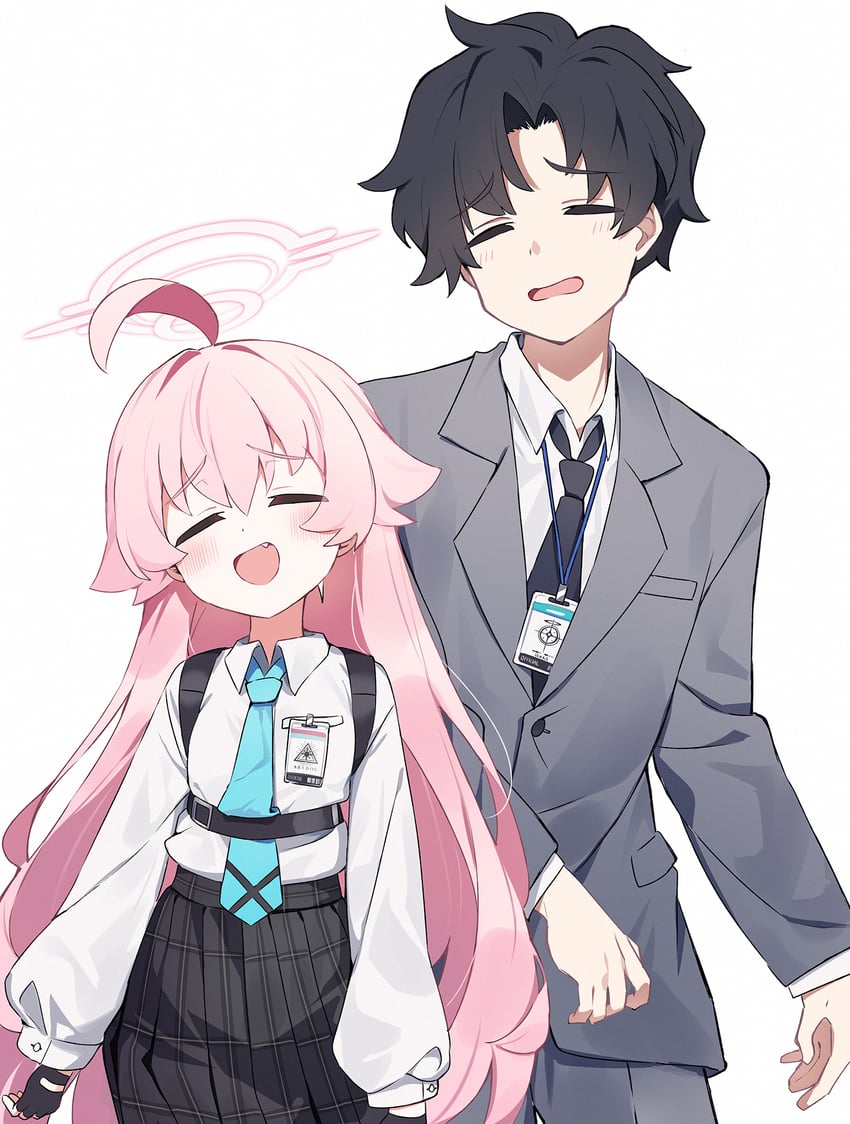 sensei and hoshino (blue archive and 1 more) drawn by wagashi928