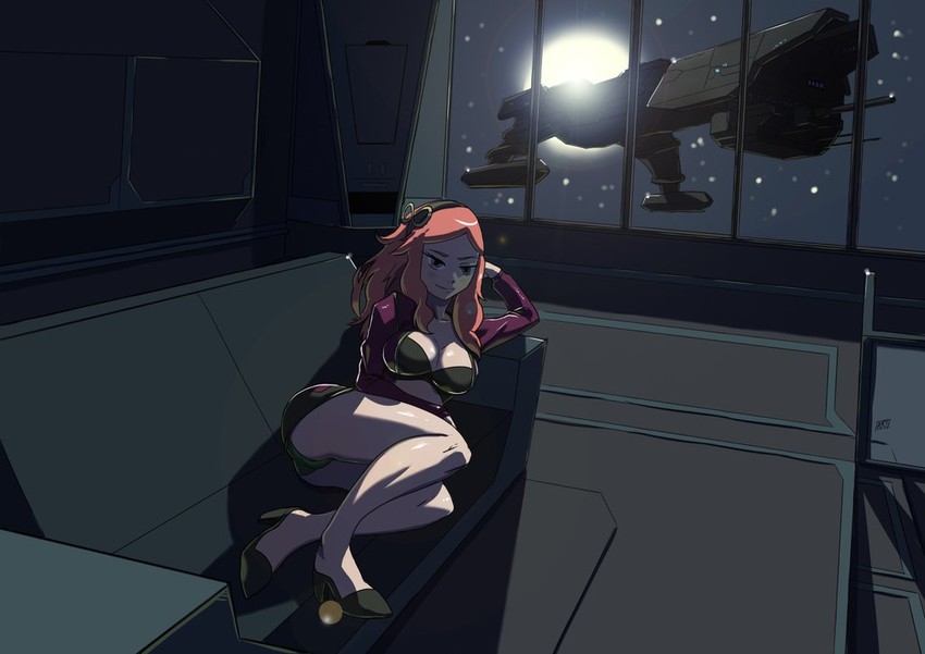 vivian james (eve online and 1 more) drawn by kukuruyo