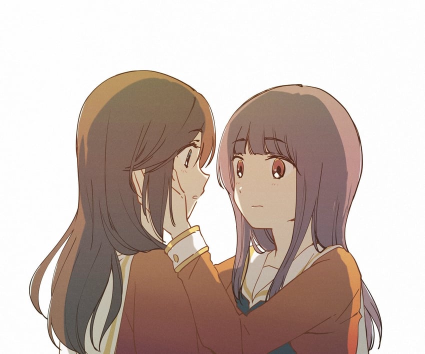 yoroizuka mizore and kasaki nozomi (hibike! euphonium and 1 more) drawn by 1kudamo1