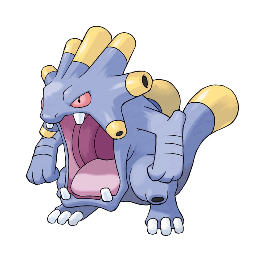 exploud (pokemon and 1 more) drawn by sugimori_ken