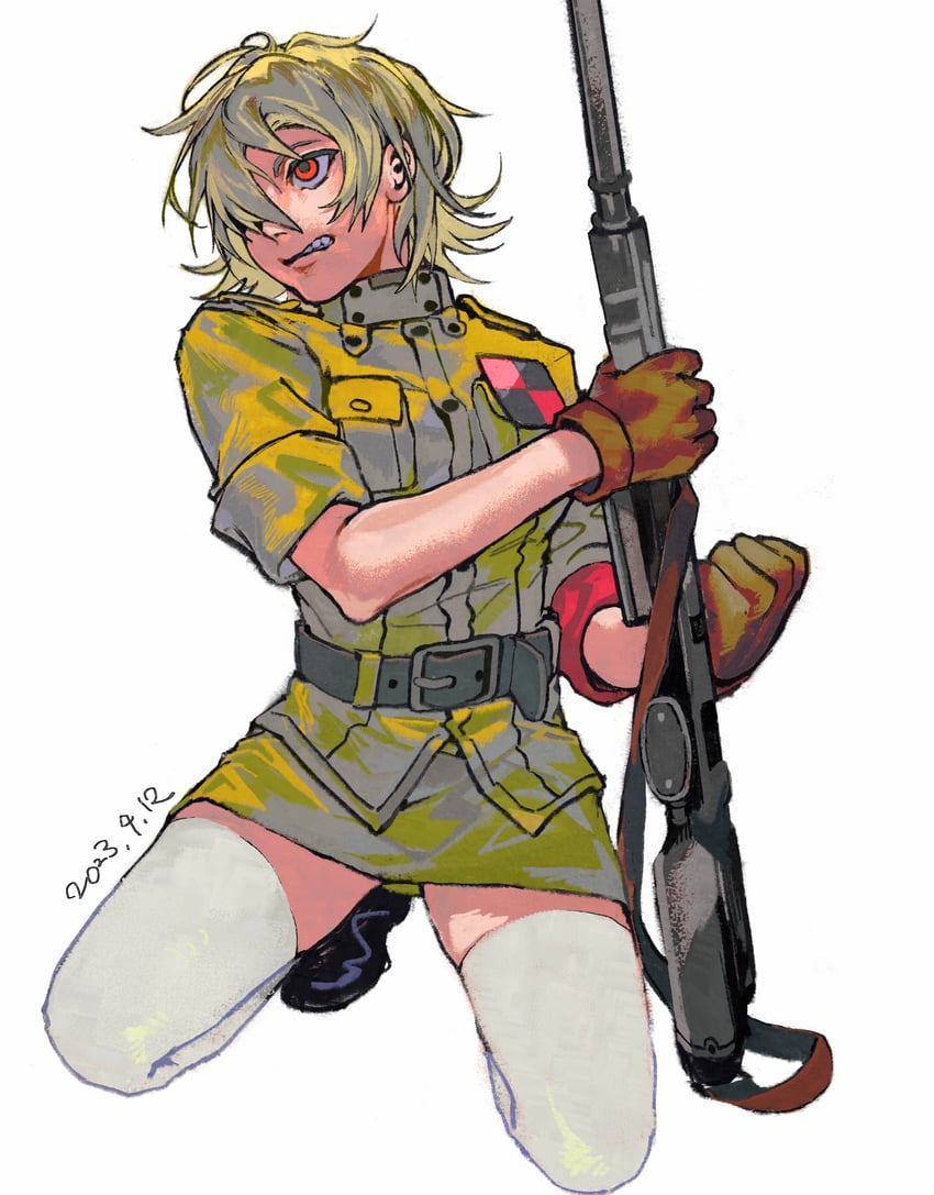 seras victoria (hellsing) drawn by y4_ran_se_ti