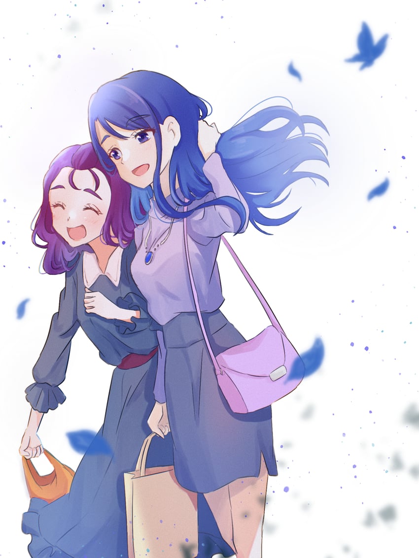 minazuki karen and mimino kurumi (precure and 2 more) drawn by shigen_pr