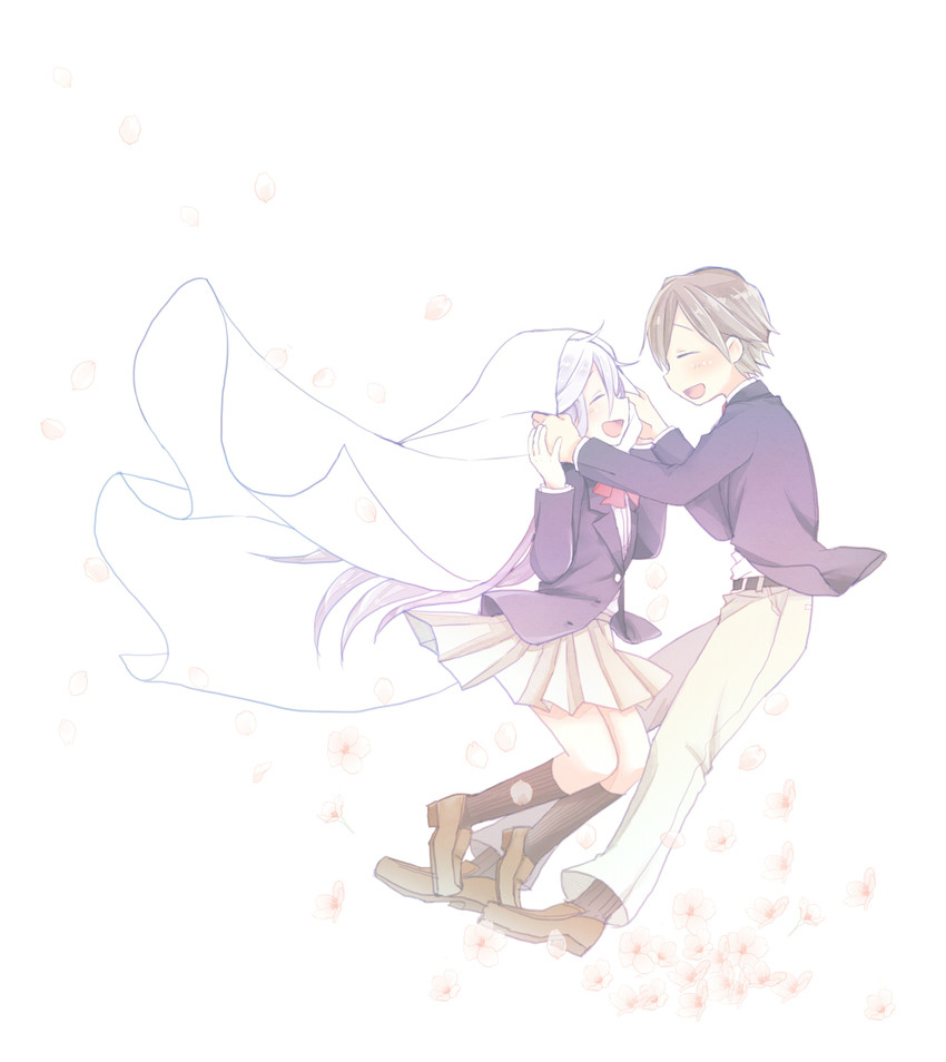 amagasa matoi and saiki masaomi (sakurairo friends) drawn by sakura_shiki