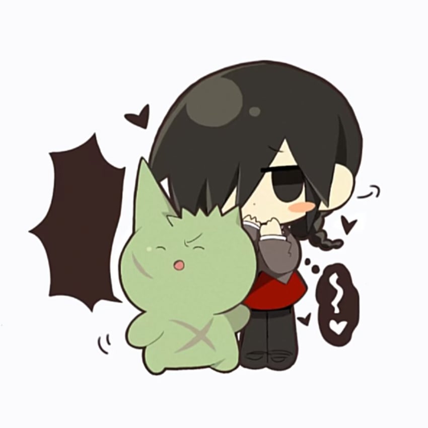 kurai yonaka and defect mogeko (funamusea and 1 more) drawn by fanfan15935