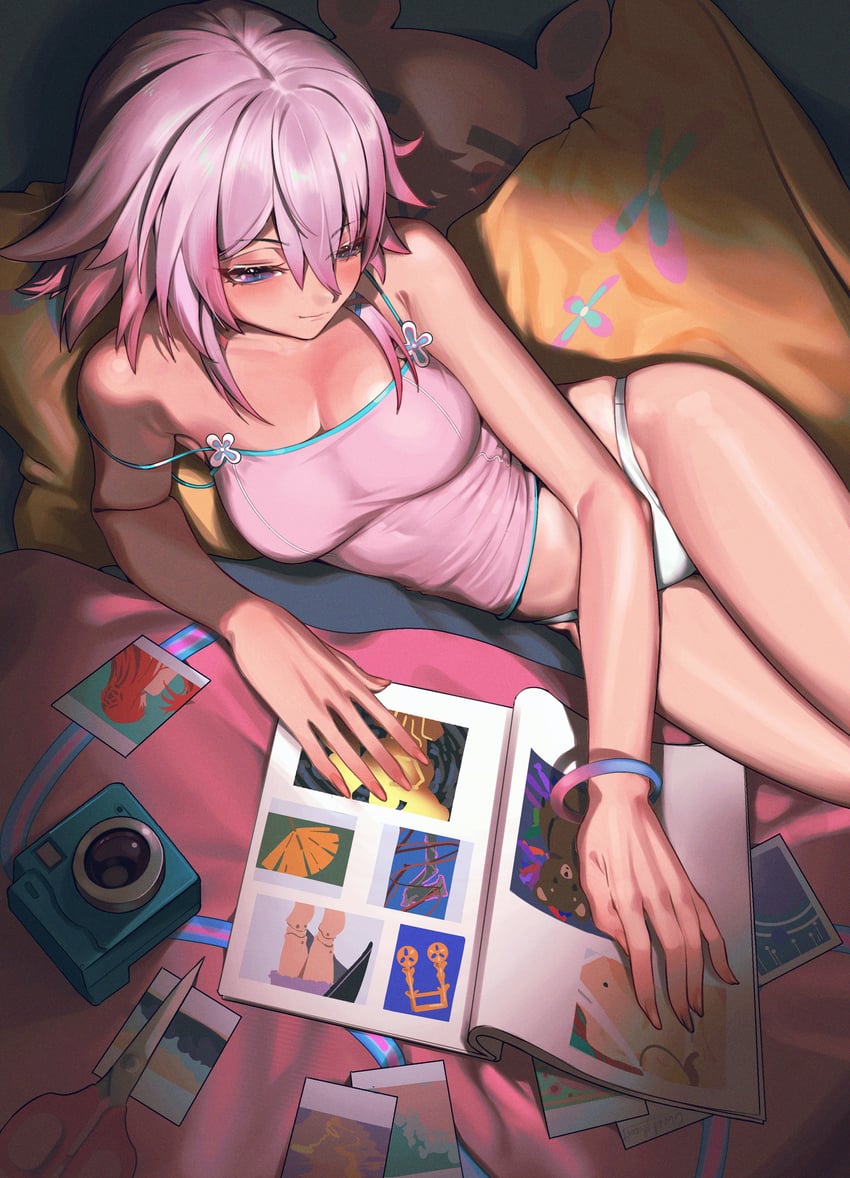 march 7th (honkai and 1 more) drawn by cloudy_rain4
