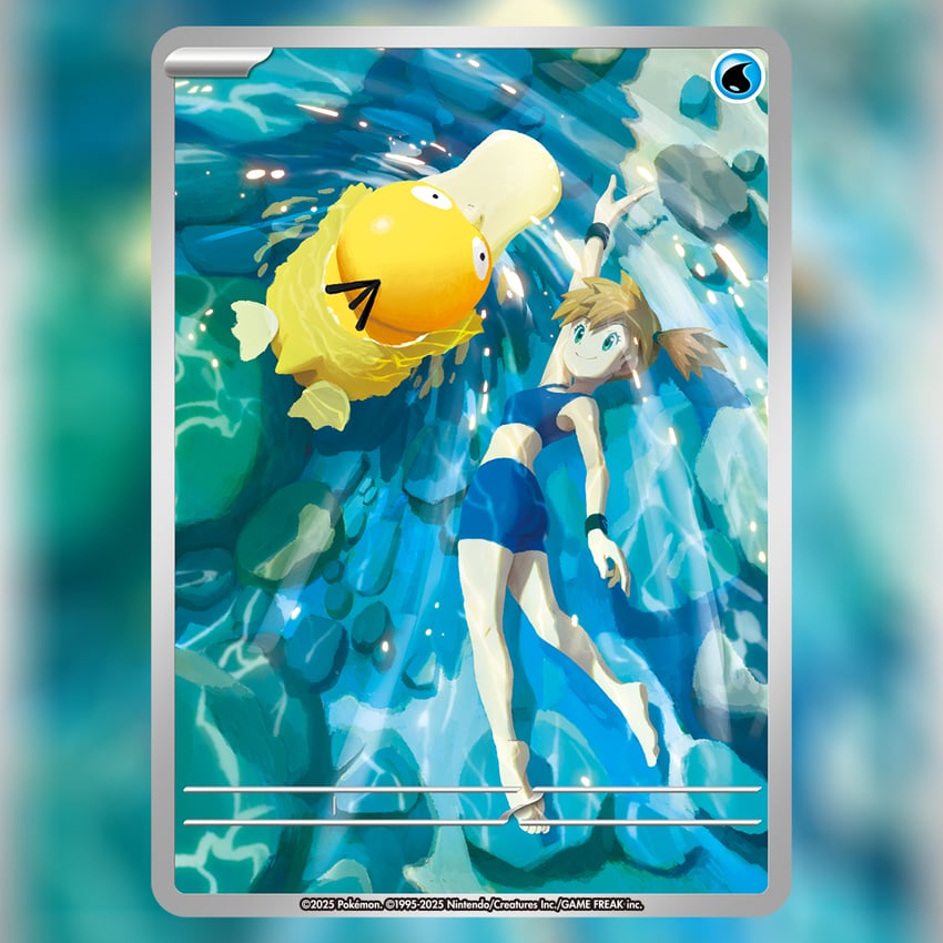 misty and psyduck (pokemon and 1 more) drawn by okacheke