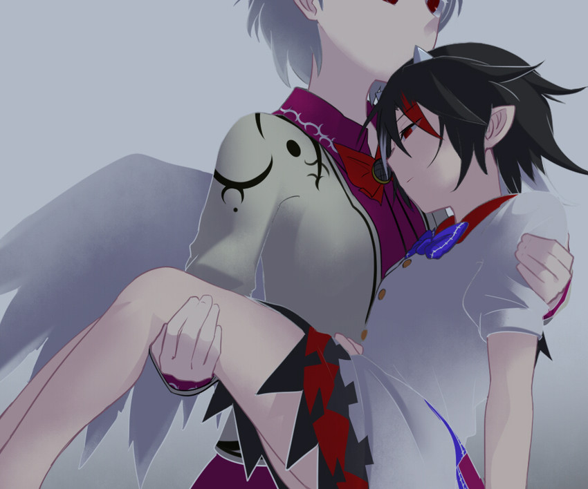 kijin seija and kishin sagume (touhou) drawn by shikushiku_(amamori_weekly)