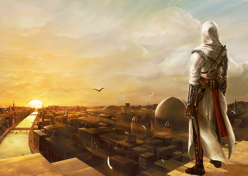 altair ibn la-ahad (assassin's creed) drawn by tomoe_(casterm)