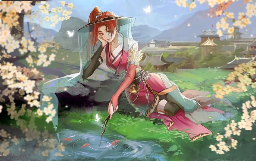 bi ting (xia lan) drawn by xia_lan_bi_ting_chao_hua