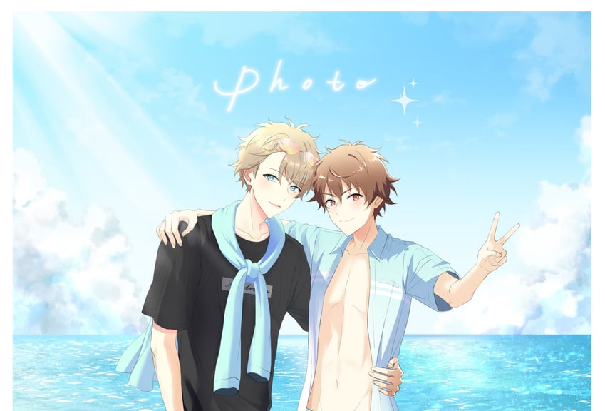 morisawa chiaki and takamine midori (ensemble stars!) drawn by kindo