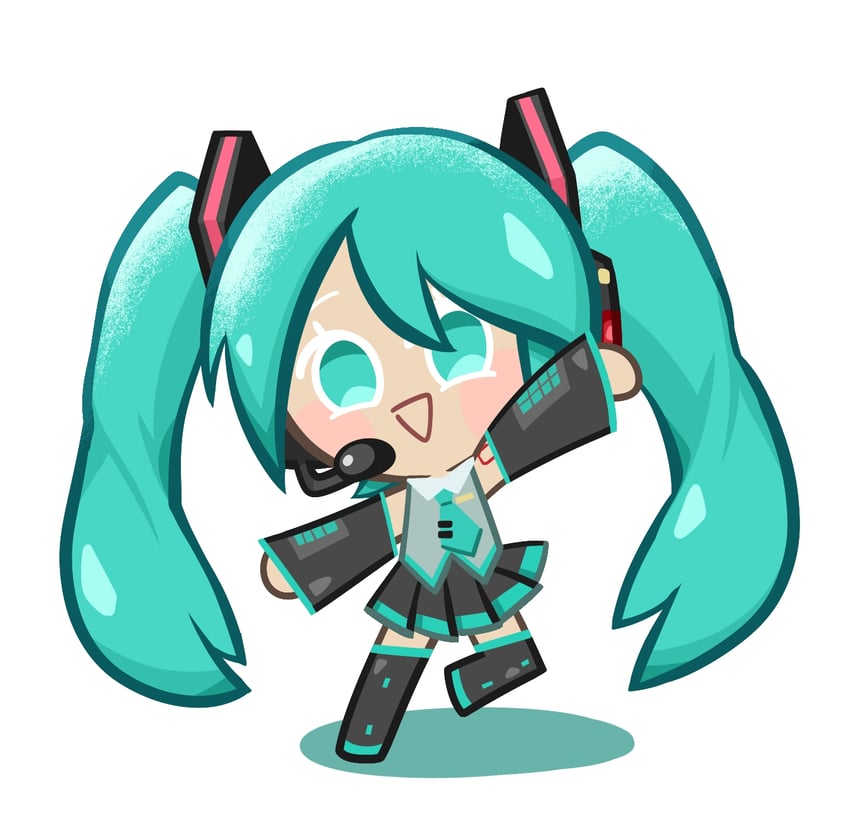 hatsune miku (vocaloid and 1 more) drawn by yamaegom