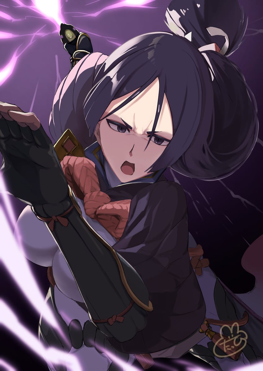 minamoto no raikou (fate and 1 more) drawn by terasako