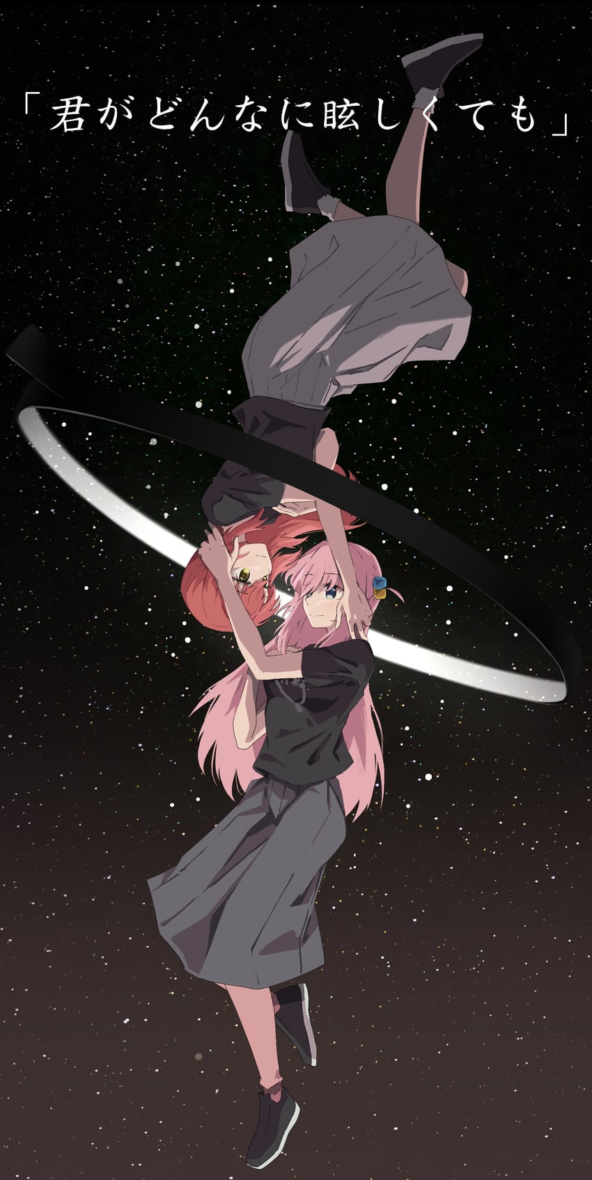 gotoh hitori and kita ikuyo (bocchi the rock!) drawn by homu_(homuplush)