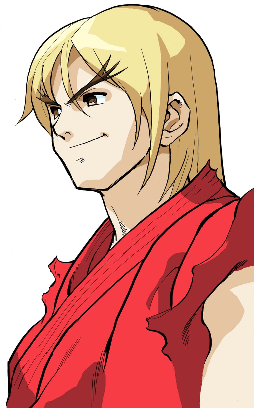 ken masters (street fighter and 1 more) drawn by bengus