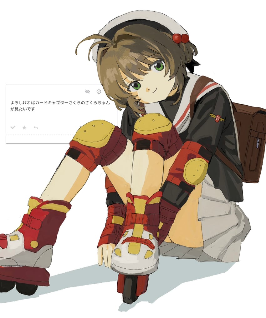 kinomoto sakura (cardcaptor sakura) drawn by soga_(ool_x4)