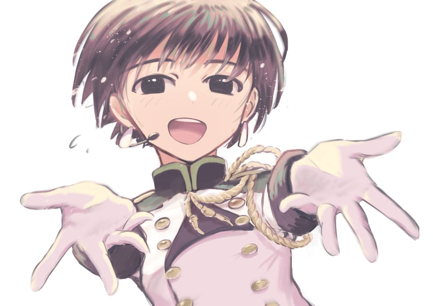 kikuchi makoto (idolmaster and 2 more) drawn by miyagi