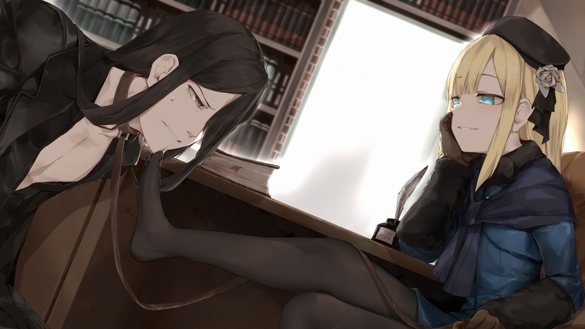 waver velvet, reines el-melloi archisorte, and lord el-melloi ii (fate and 1 more) drawn by oshino_yeye