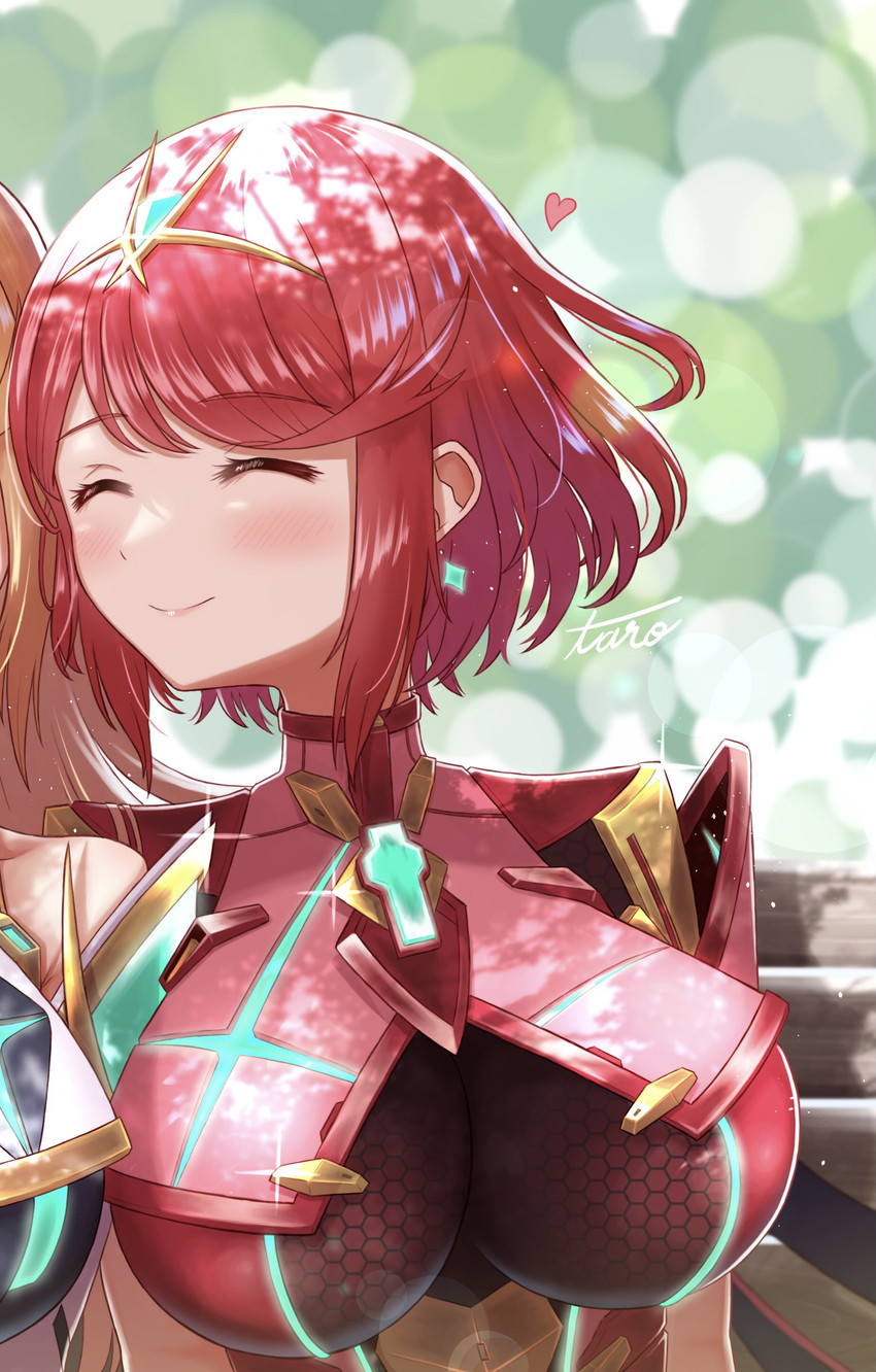pyra (xenoblade chronicles and 1 more) drawn by taro_(peach_taro51)