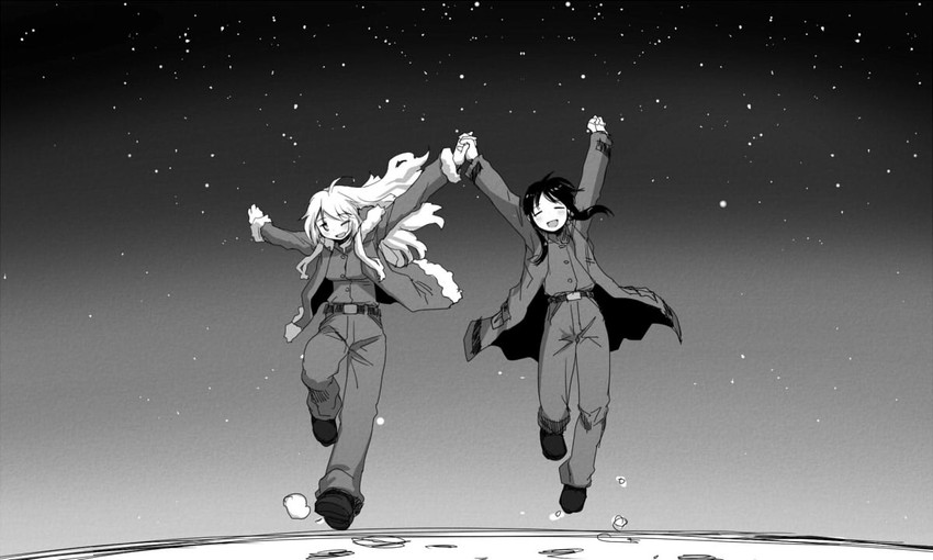chito and yuuri (shoujo shuumatsu ryokou) drawn by sakaki_imasato