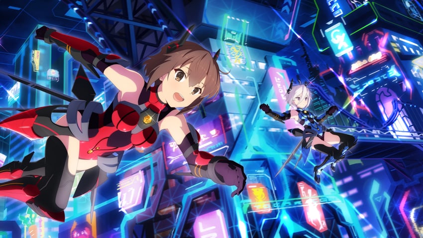etou kanami and itomi sayaka (toji no miko and 1 more)