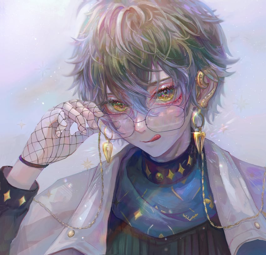 ike eveland (nijisanji and 1 more) drawn by penguinbigbro