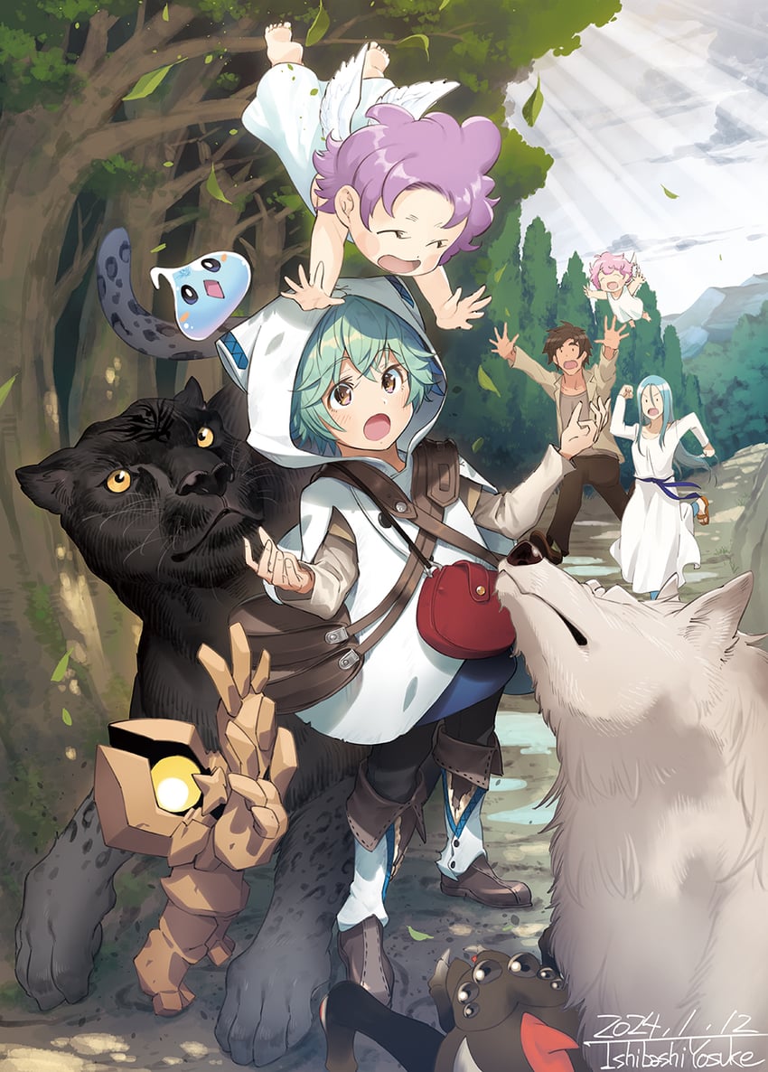 ivy, sora, and ciel (saijaku tamer wa gomi hiroi no tabi wo hajimemashita) drawn by ishibashi_yosuke