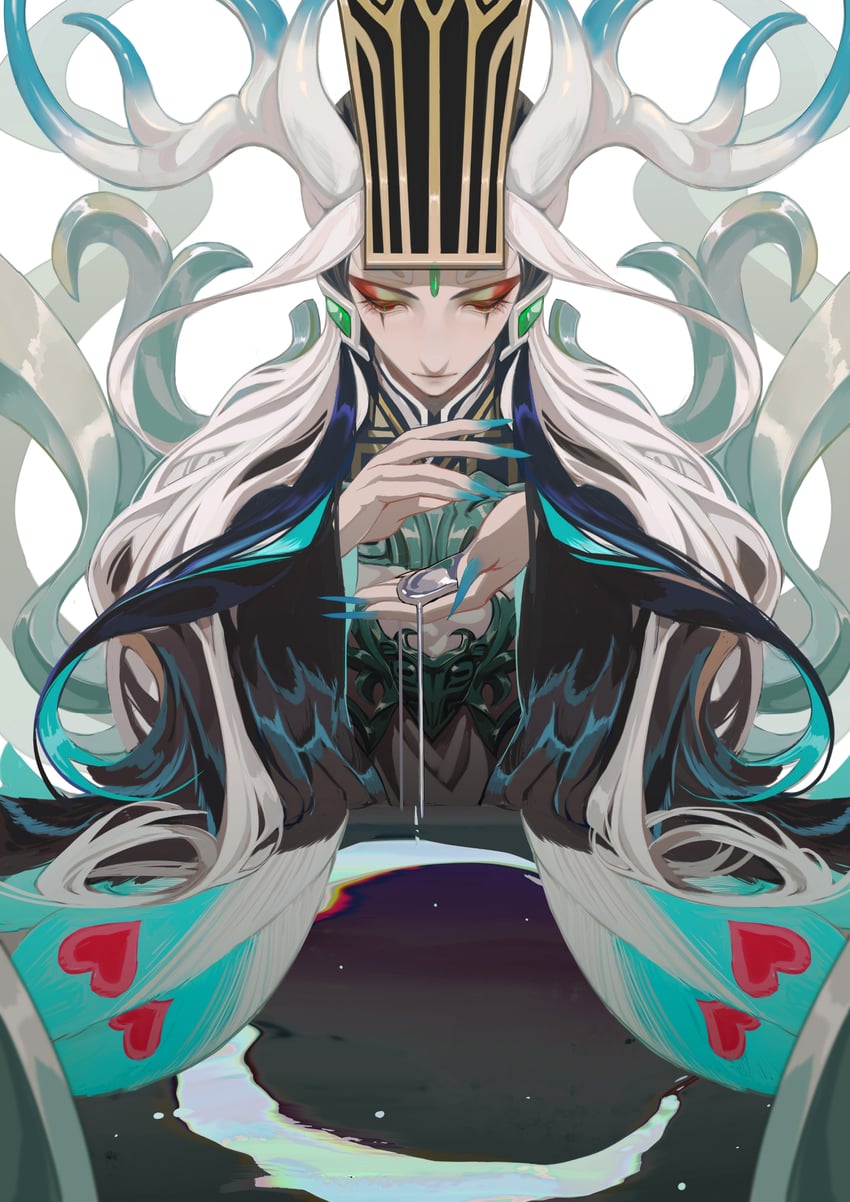 shi huang di (fate and 1 more) drawn by burusiji