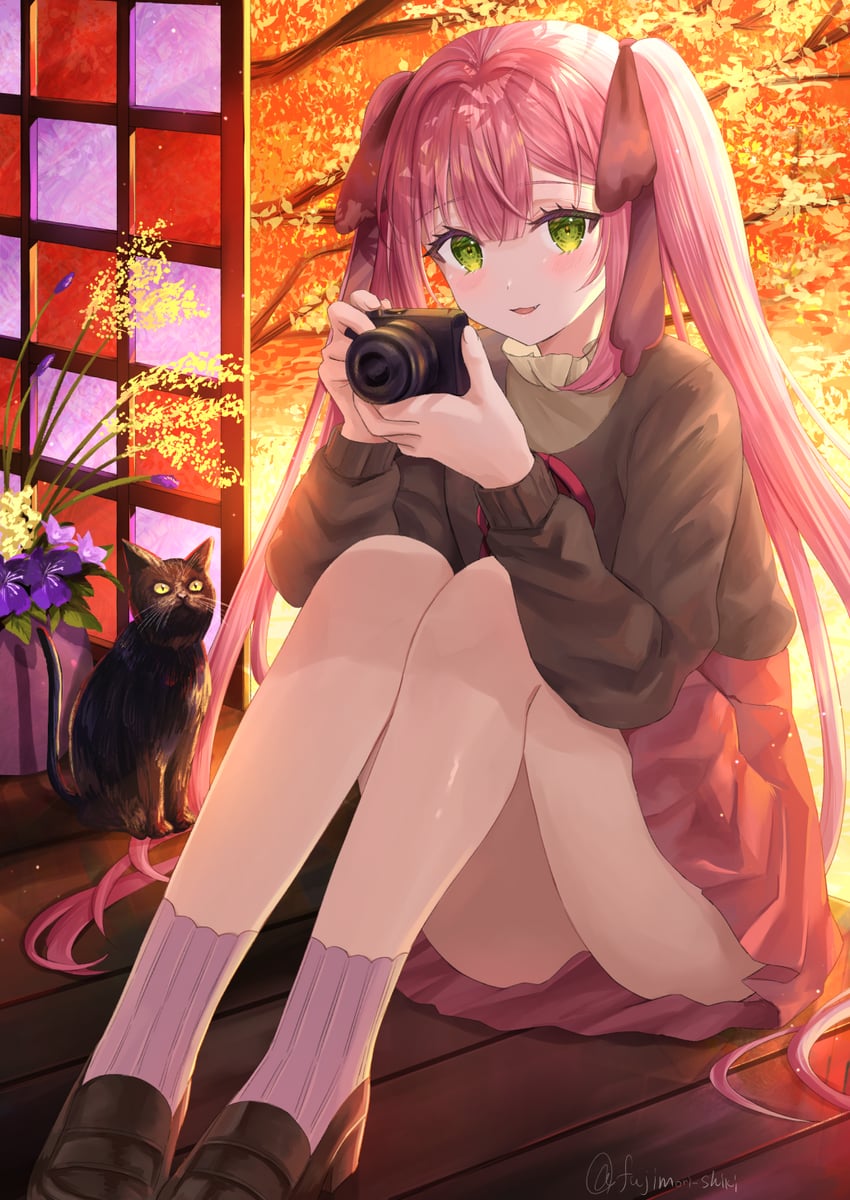 minato yuiri (indie virtual youtuber) drawn by fujimori_shiki