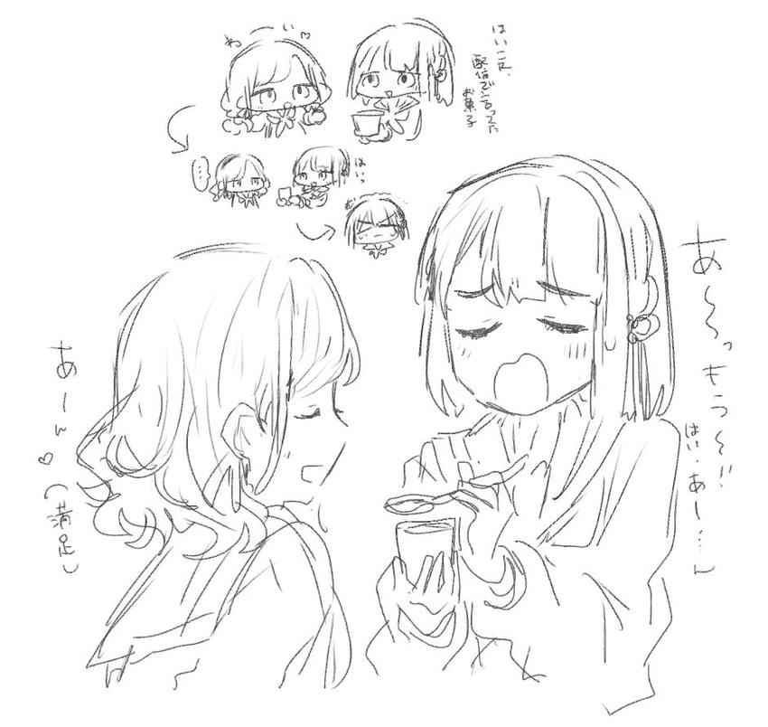momose ginko and ceras yanagida lilienfeld (love live! and 1 more) drawn by uo_(wotakana_p)