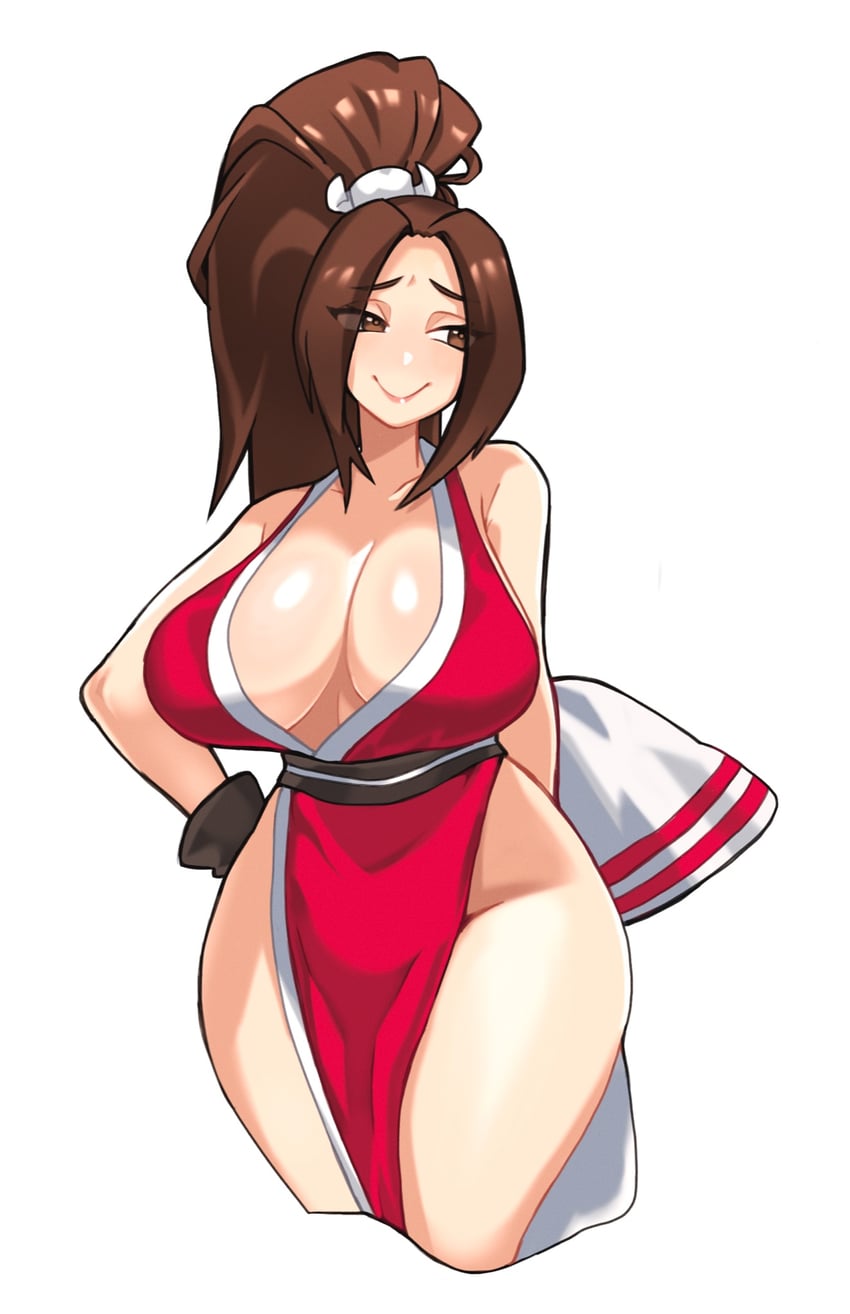 shiranui mai (the king of fighters and 1 more) drawn by paperrose