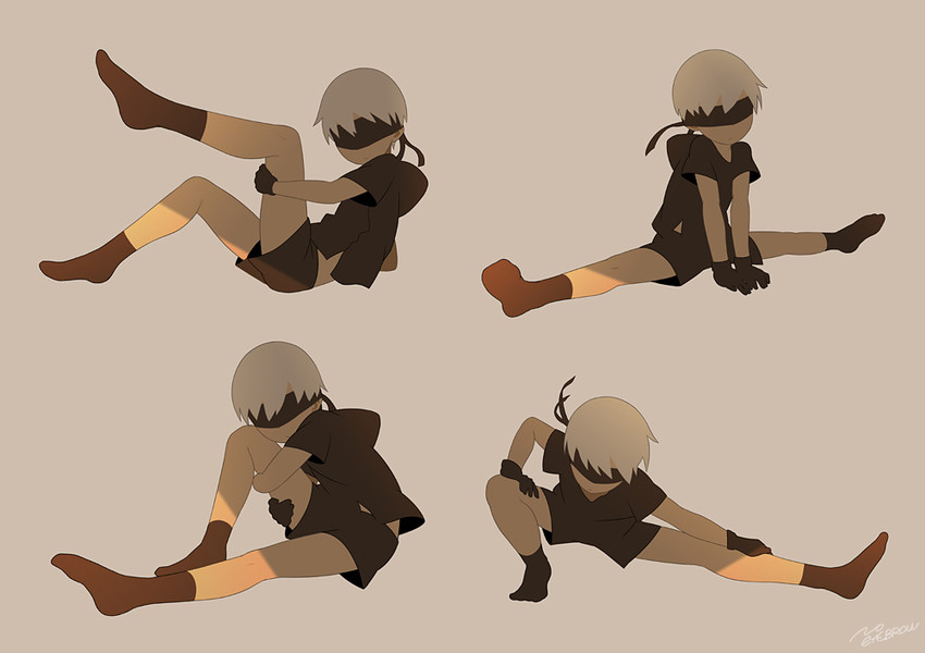 9s (nier and 1 more) drawn by noeyebrow_(mauve)