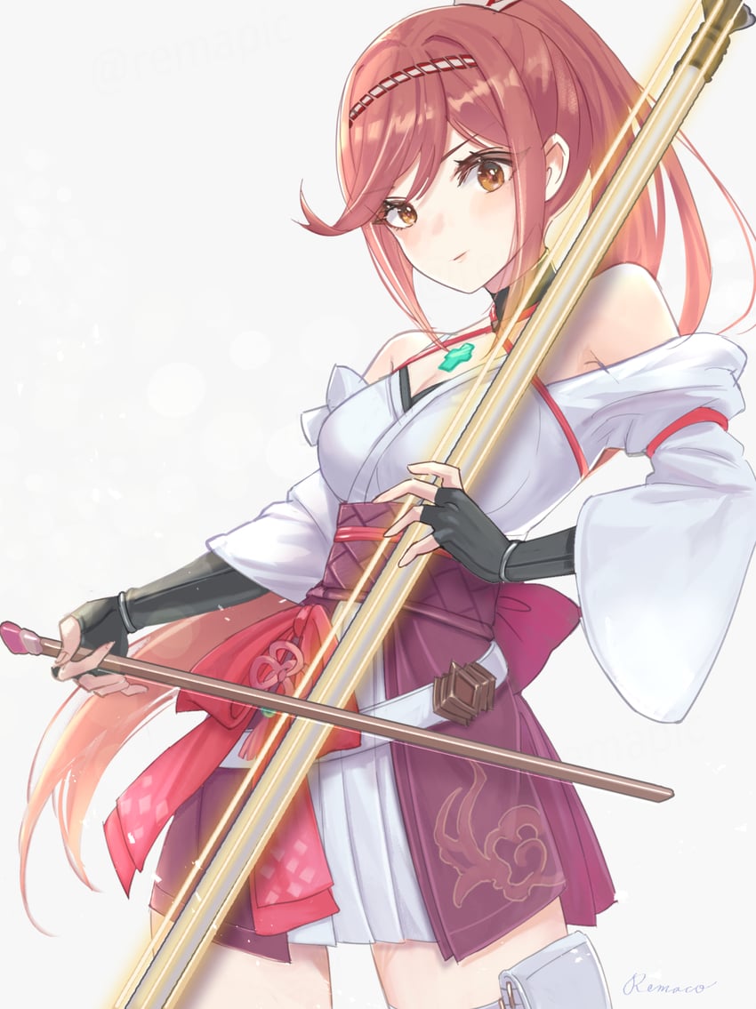 glimmer (xenoblade chronicles and 2 more) drawn by remaco