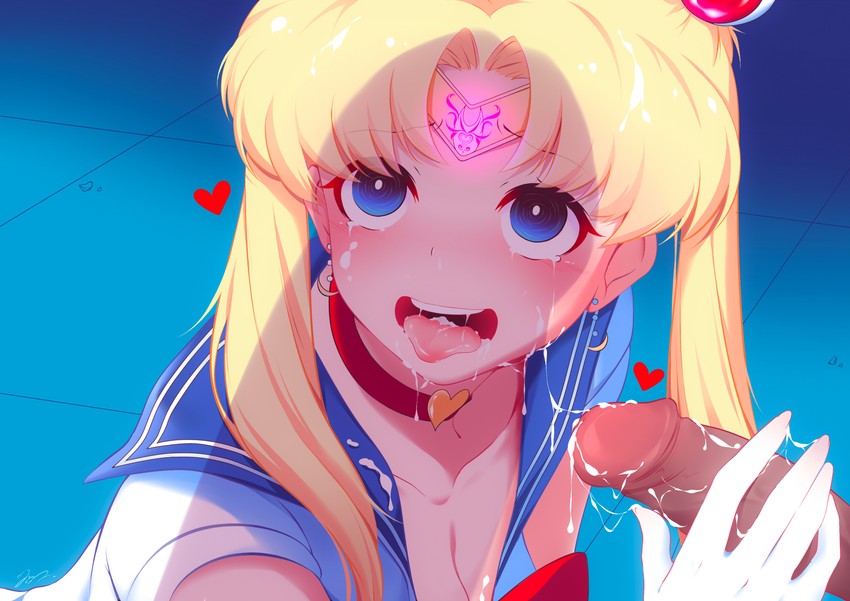 tsukino usagi and sailor moon (bishoujo senshi sailor moon and 1 more) drawn by yanyanzi