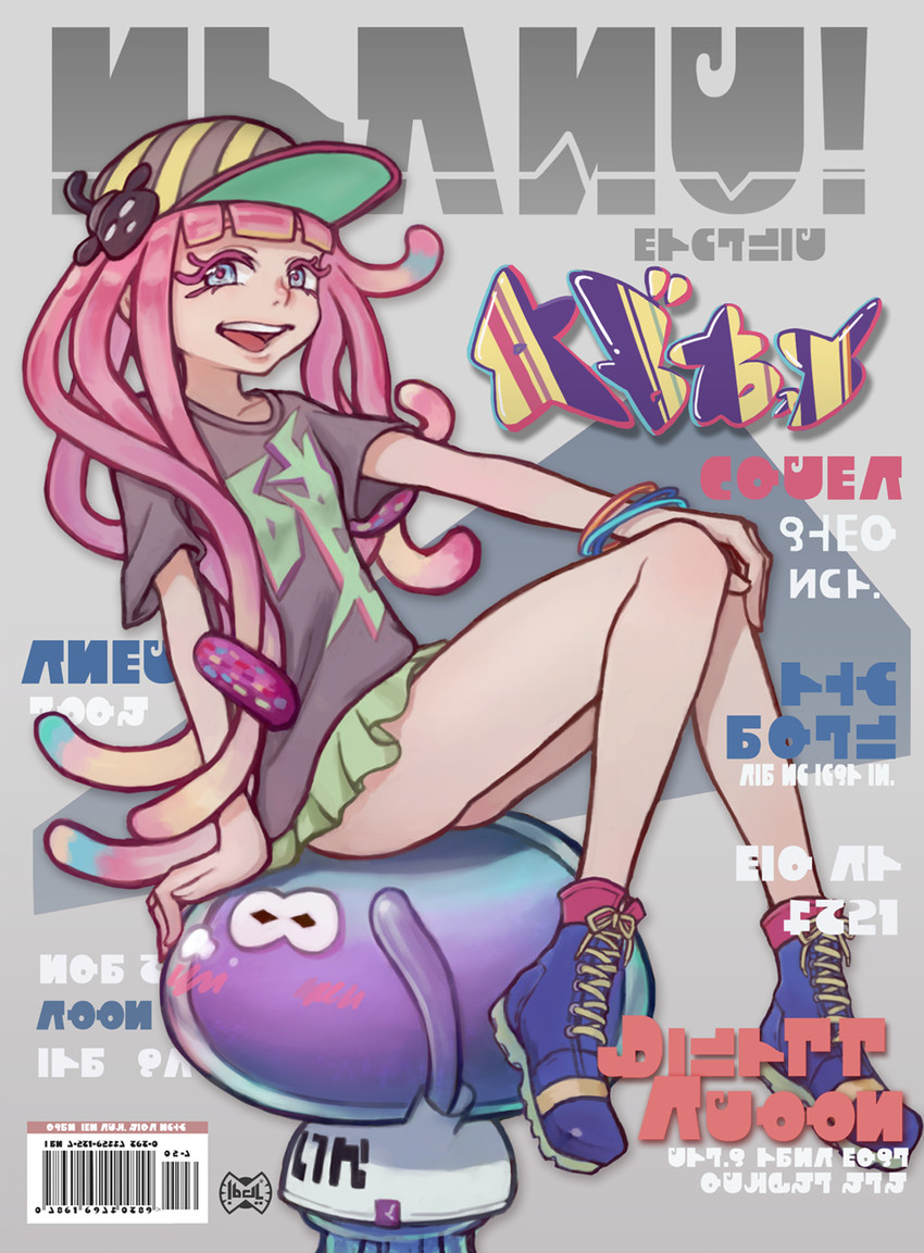 jellyfish, harmony, and harmony's clownfish (splatoon and 1 more) drawn by lenko
