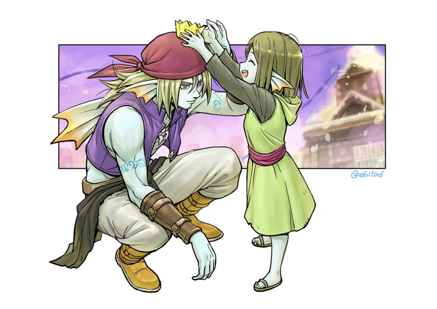 hyuuza and somya (dragon quest and 1 more) drawn by ebiten_(ebi10d)