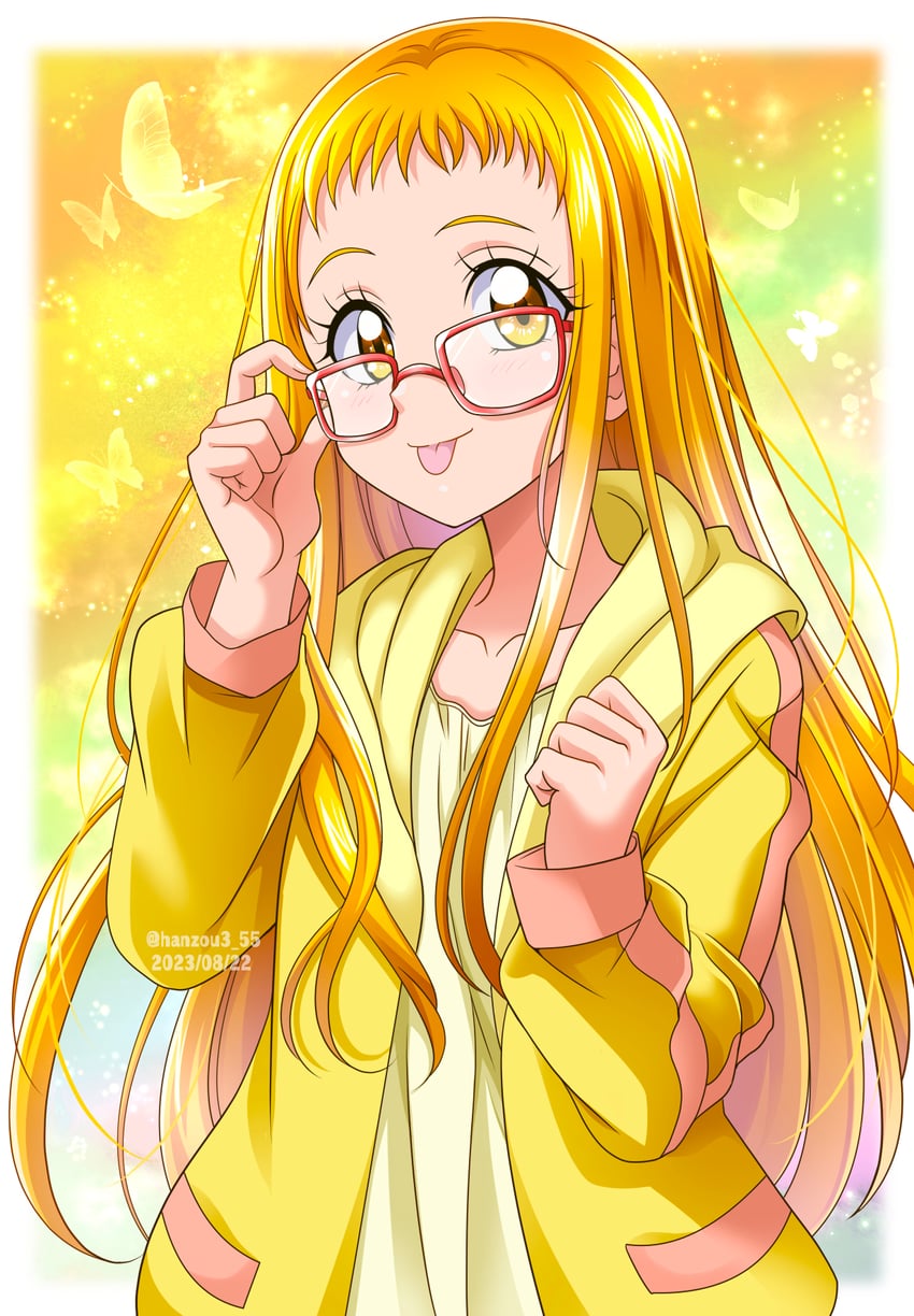 kasugano urara (precure and 3 more) drawn by hanzou