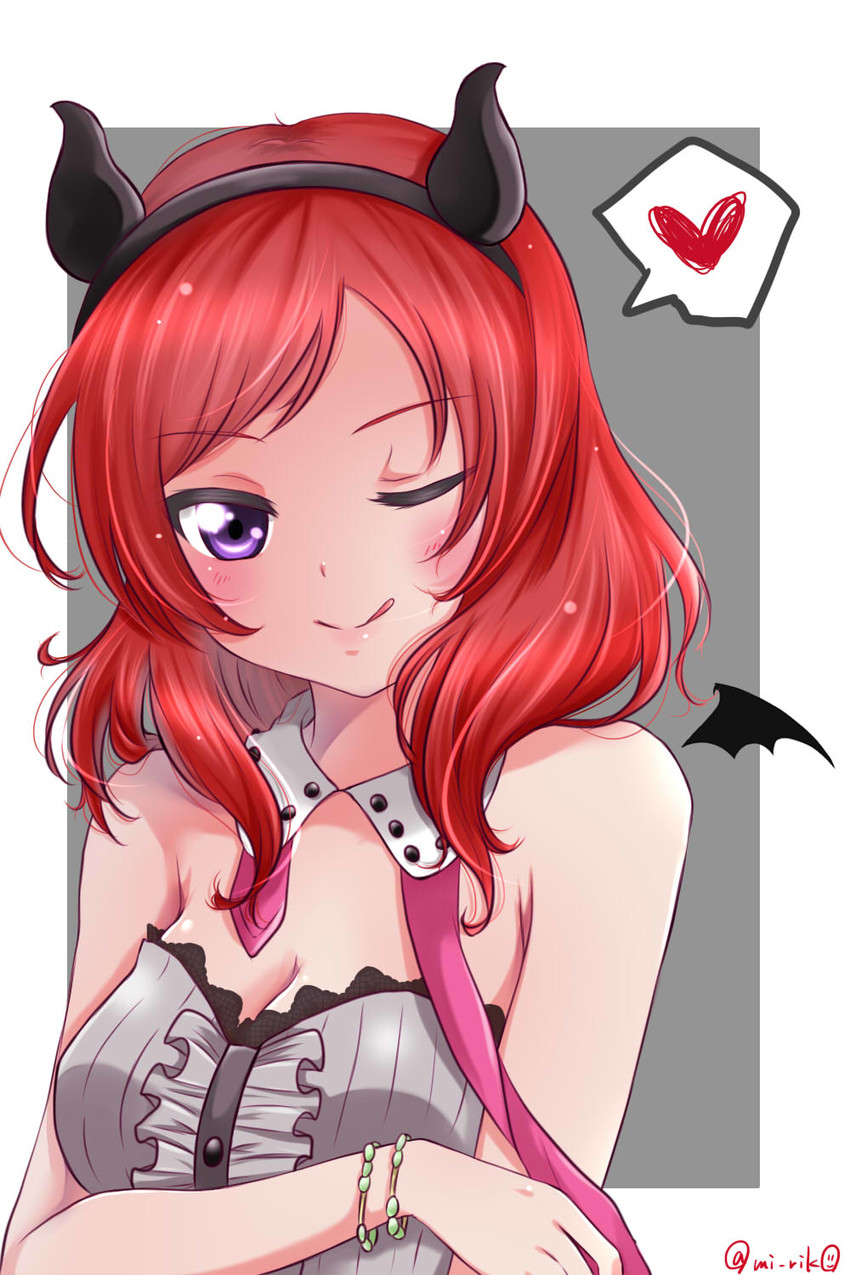 nishikino maki (love live! and 1 more) drawn by rinnnnnnnnnko30