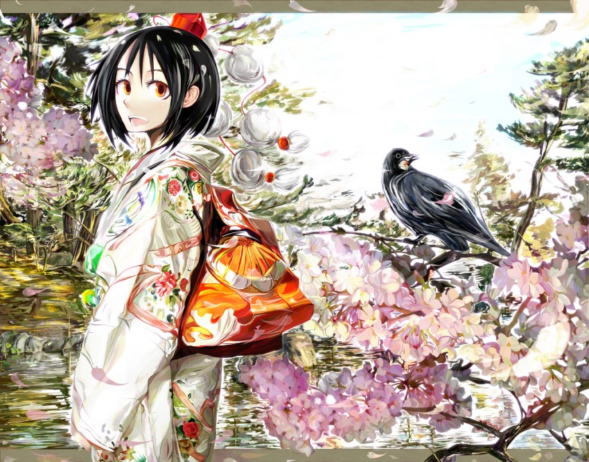 shameimaru aya (touhou and 1 more) drawn by kuro_kichi
